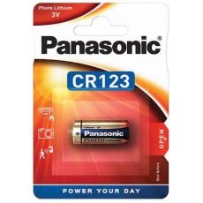 PANASONIC LITHIUM BATTERIES CR123, 3V, P1