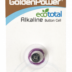 1PC/CARD GOLDEN POWER 1.5V ALKALINE BUTTON LR41