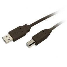 MEDIARANGE CABLE USB 2.0 AM/BM 5M BLACK MRCS102