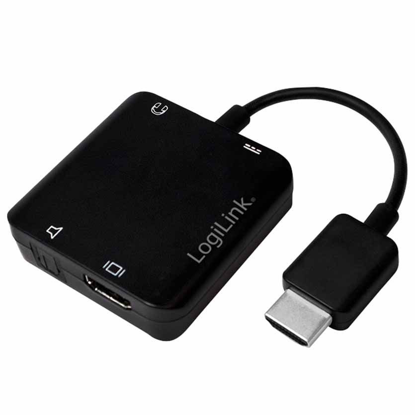 CV0106 HDMI AUDIO EXTRACTOR M/F +3.5mm +OTD, 2CH/5.1CH LOGILINK - Image 5