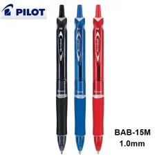 PILOT ACROBALL BALL POINT PEN MED BLACK or BLUE or RED (BPAB-15M)